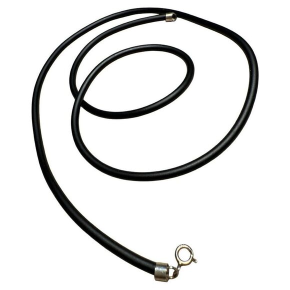 23" Black Cord Necklace - Unisex | 925 Silver
Clasp Minimalist Great for… - Picture 13 of 17